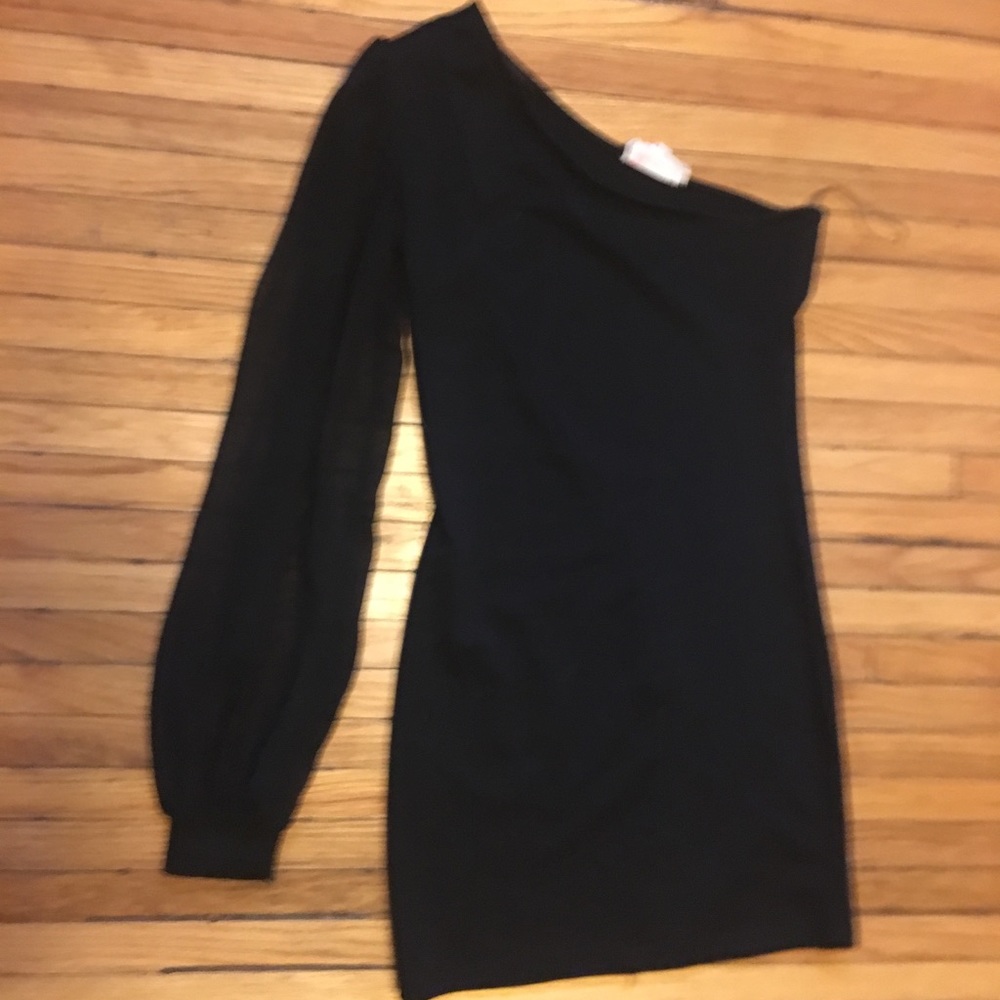 Black cocktail dress